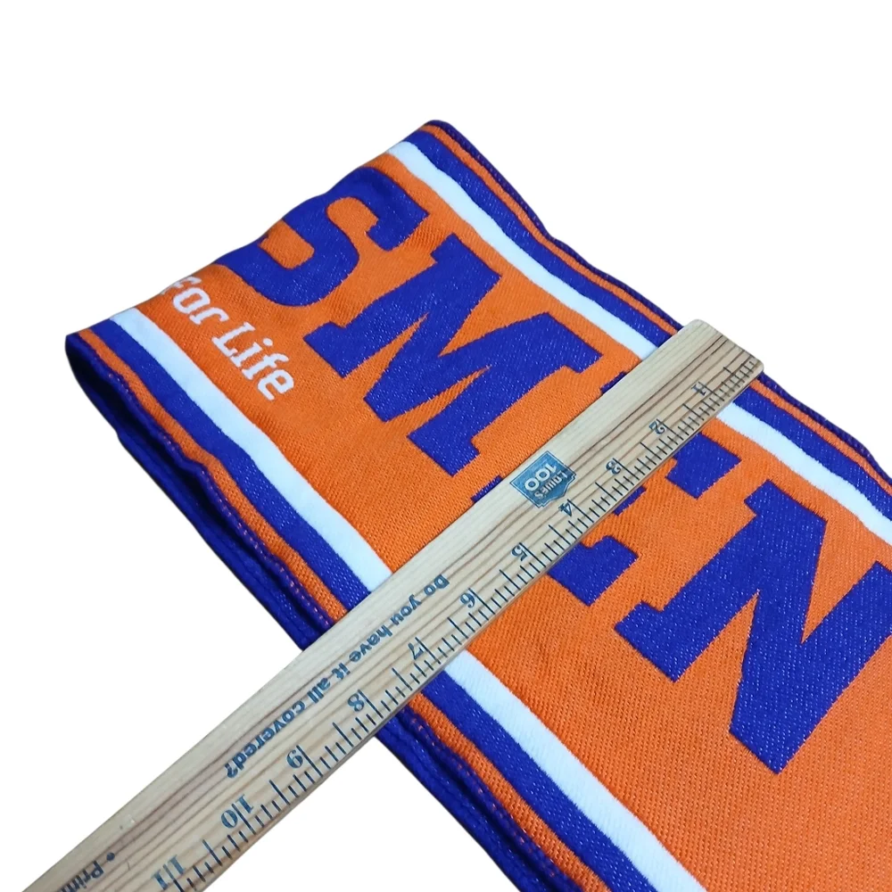 Hobart Soccer Scarf in Purple and Orange